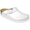 Grubin zdravotní dámská kožená obuv Stockholm pantofle uzavřené bílá 1813650