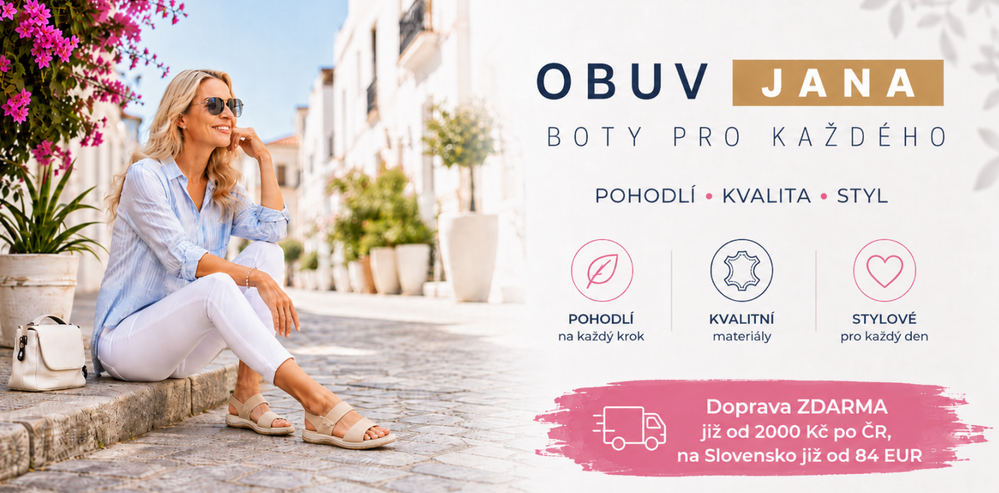Kvalitní boty pro vaši výjimečnost - Obuv Jana