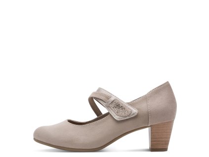 Boty JANA 464 béžové dámské lodičky