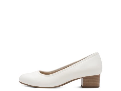 Boty Jana 360 bílé dámské lodičky