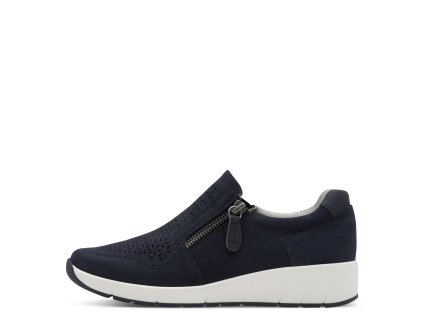 Boty Jana 765 modré dámské polobotky