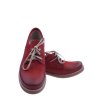 Boty JANA 656 červené dámské kožené polobotky