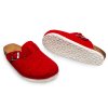 červené vlněné pantofle38