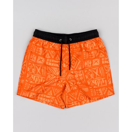 Chlapčenské plavky - bermudy - Oranžová (Veľkosť 164)