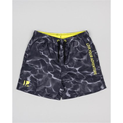 Chlapčenské plavky - bermudy - Sivá (Veľkosť 140)