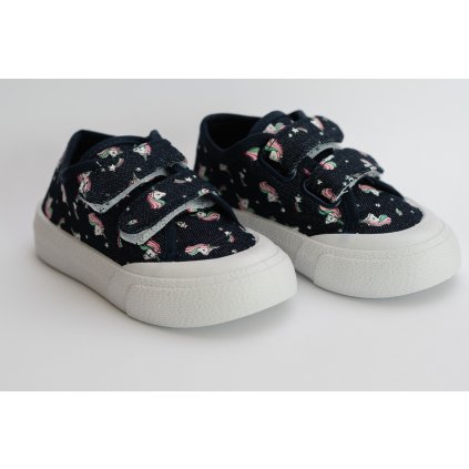 Dievčenské plátenky - Modrá (Veľkosť 30)