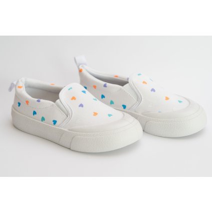 Dievčenské plátenky - Biela (Veľkosť 36)