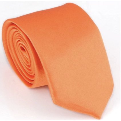 Chlapčenská kravata oranžová - Oranžová (Veľkosť UNI)