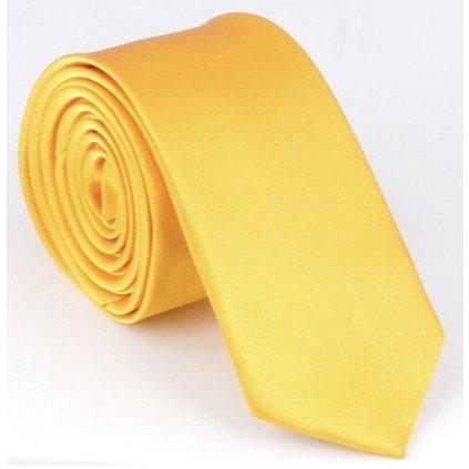 Chlapčenská kravata žltá - Žltá (Veľkosť UNI)