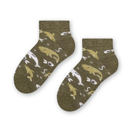 Chlapčenské ponožky - Zelená (Veľkosť 26-28)