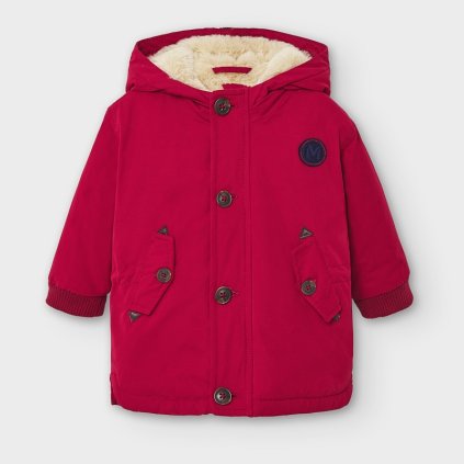 MAYORAL predĺžený zimný kabát 2481-058 - Červená (Veľkosť 68)