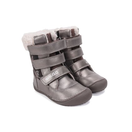 Dievčenské barefoot zimné čižmy D.D.STEP (Veľkosť 32)