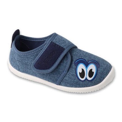 Chlapčenské papuče BEFADO SOFTER - barefoot - Modrá (Veľkosť 28)