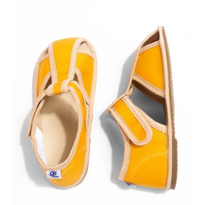 Detské ortopedické prezúvky MILASH zatvorené - Žltá (Veľkosť 32)