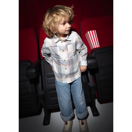 Chlapčenské rifle MAYORAL - Modrá (Veľkosť 134)