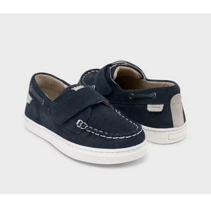 MAYORAL kožené chlapčenské mokasíny - Modrá (Veľkosť 30)