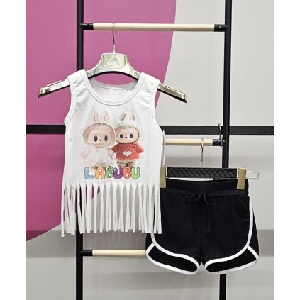 LABUBU 2 dielny dievčenský set - Mnohofarebné (Veľkosť 152/158)