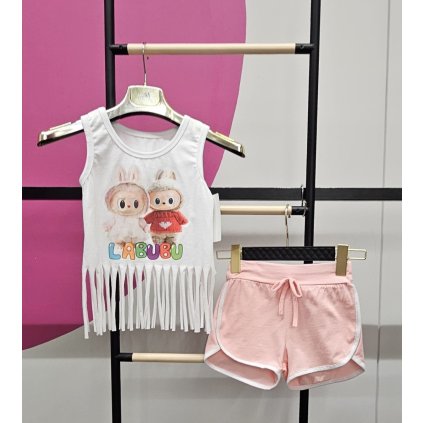 LABUBU 2 dielny dievčenský set - Mnohofarebné (Veľkosť 152/158)