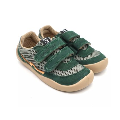 Chlapčenské barefoot tenisky SLIM - Zelená (Veľkosť 31)