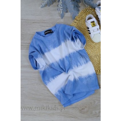 Chlapčenské tričko s krátkym rukávom - Modrá (Veľkosť 140)