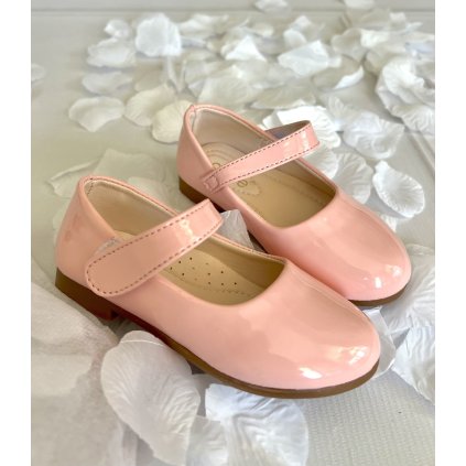 Ružové dievčenské lakovky - Ružová (Veľkosť 30)