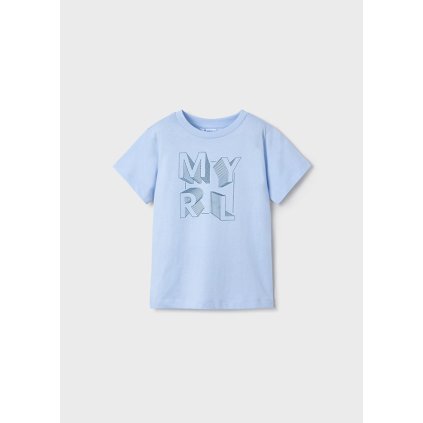 MAYORAL chlapčenské tričko s krátkym rukávom - Modrá (Veľkosť 122)