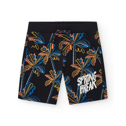 Chlapčenské bavlnené krátke nohavice - Čierna (Veľkosť 104)