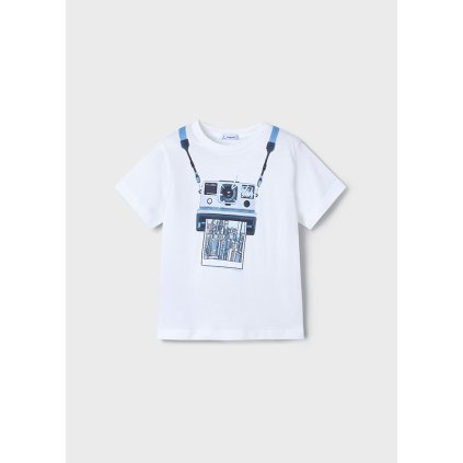 Chlapčenské tričko s krátkym rukávom - Modrá (Veľkosť 134)