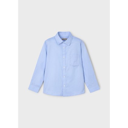 MAYORAL chlapčenská košeľa - Modrá (Veľkosť 134)