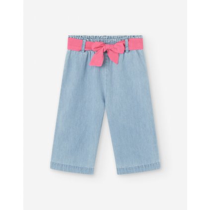 Dievčenské voľné nohavice - Modrá (Veľkosť 92)