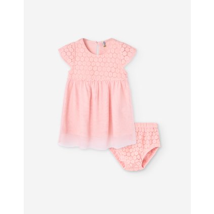Dievčenské letné šaty elegantné - Ružová (Veľkosť 92)