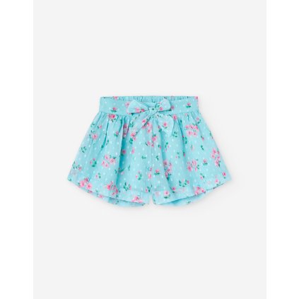 Dievčenské krátke nohavice letné - Tyrkysová (Veľkosť 92)