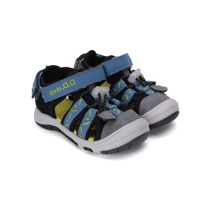 D.D.STEP športové chlapčenské sandále "Quick Dry" - Čierna (Veľkosť 23)