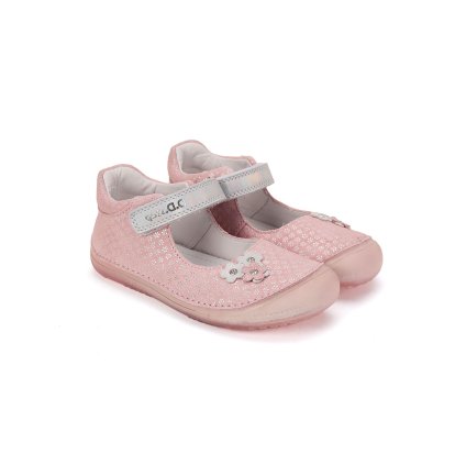 D.D.STEP barefoot dievčenské baleríny - Ružová (Veľkosť 26)