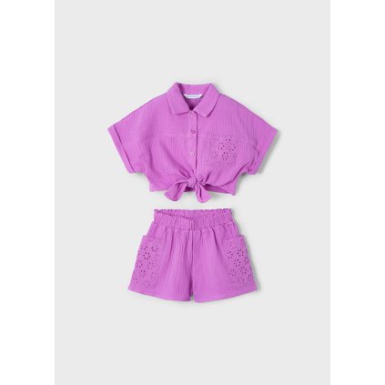 MAYORAL 2 dielny letný set - Violet (Veľkosť 104)