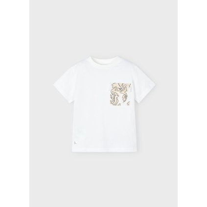 Chlapčenské tričko s krátkym rukávom - Cream (Veľkosť 134)