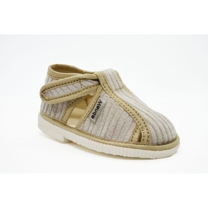 Detské prezúvky WANDA LARISA - Béžová (Veľkosť 23)