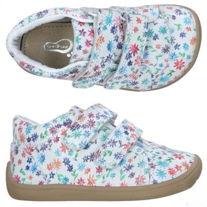 Dievčenská celokožená barefoot obuv - Mnohofarebné (Veľkosť 25)