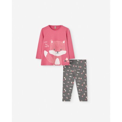 2 dielny dievčenský set - malina (Veľkosť 80/86)