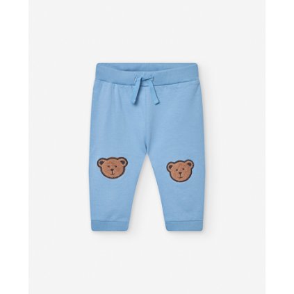 Bavlnené nohavice- tepláky chlapčenské - Modrá (Veľkosť 92/98)