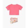 2 dielny dievčenský letný set - malina (Veľkosť 98)