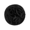 Dievčenský tylový kvet do vlasov - Čierna (Veľkosť UNI)