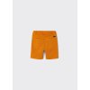 MAYORAL chlapčenské bermudy s gumičkou v páse 3259-019 orange - Oranžová (Veľkosť 116)