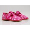 Barefoot dievčenské papuče BEDA LOVE SLIM