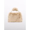 Luxusná huňatá kabelka ABEL&LULA - Béžová (Veľkosť UNI)