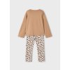 MAYORAL dievčenský set tričko + legíny - Béžová (Veľkosť 140)
