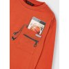 MAYORAL chlapčenské tričko s dlhým rukávom - Oranžová (Veľkosť 140)