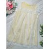 Dievčenské letné šaty elegantné - Cream (Veľkosť 140)