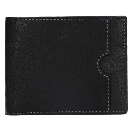 PÁNSKÁ PENĚŽENKA KOŽENÁ BLC/4124/119 BLK Lagen černá