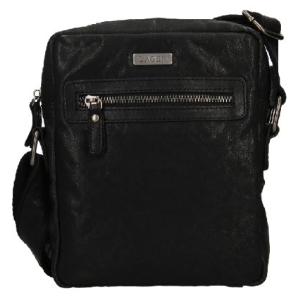 Pánská kožená taška Lagen BLC/4428/21 černá